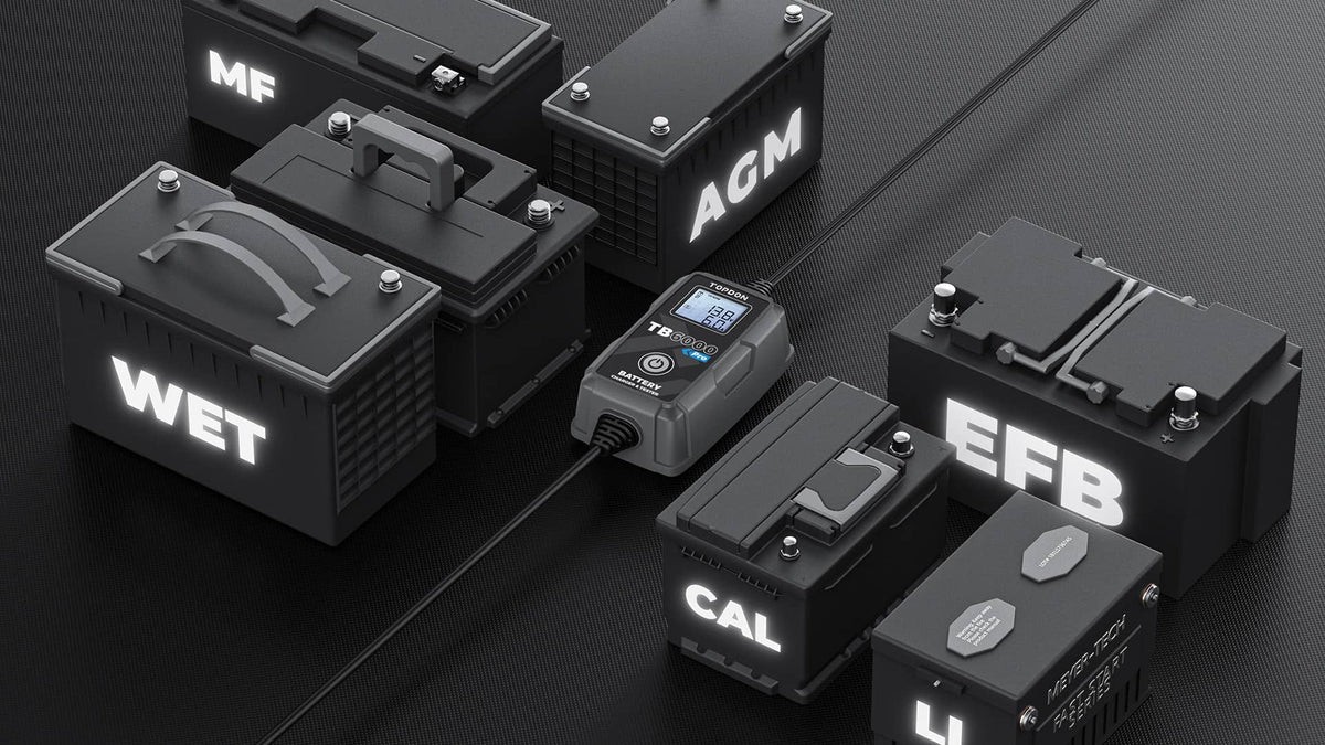 Έξυπνος Φορτιστής, Συντηρητής & Διαγνωστικό Μπαταρίας TOPDON TB6000 Pro (6V - 12V / 6A)