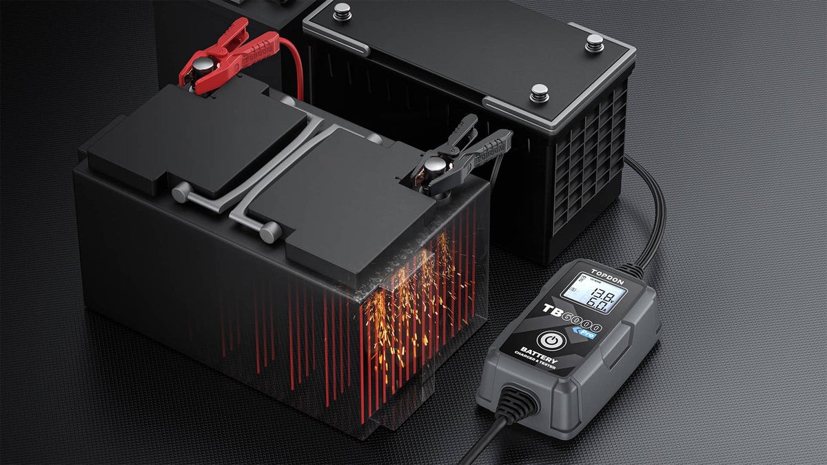 Έξυπνος Φορτιστής, Συντηρητής & Διαγνωστικό Μπαταρίας TOPDON TB6000 Pro (6V - 12V / 6A)