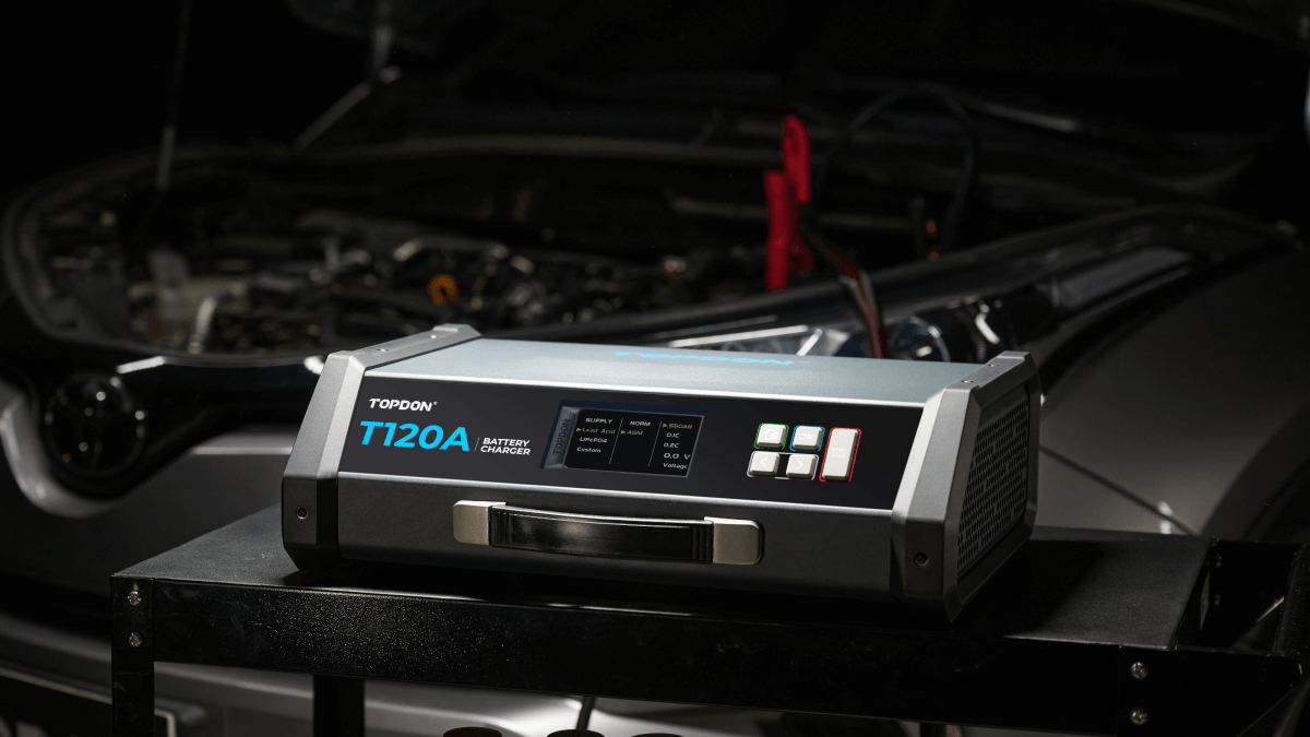 Έξυπνος Φορτιστής & Συντηρητής Μπαταρίας TOPDON T120A (12V - 24V / 120A / 5m)