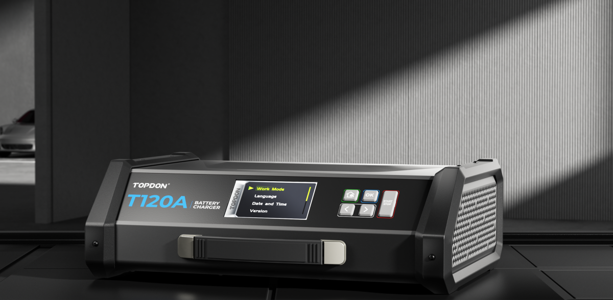 Έξυπνος Φορτιστής & Συντηρητής Μπαταρίας TOPDON T120A (12V - 24V / 120A / 5m)