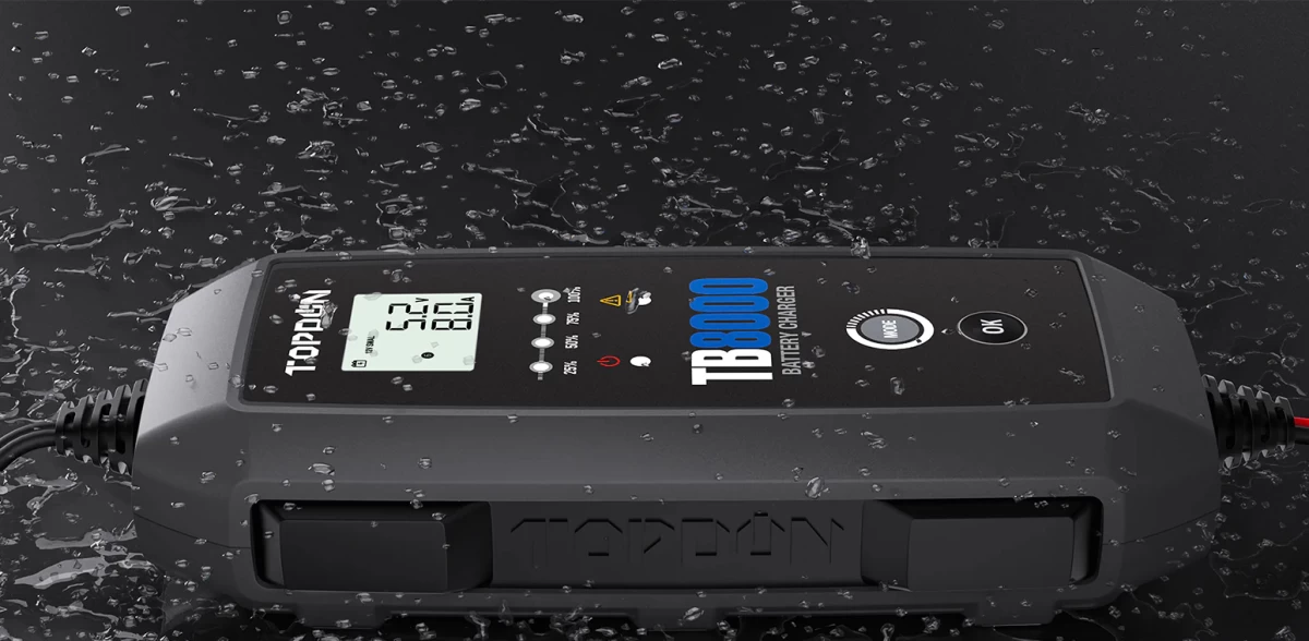 Έξυπνος Φορτιστής & Συντηρητής Μπαταρίας TOPDON TB8000 (6V - 12V / 8A)