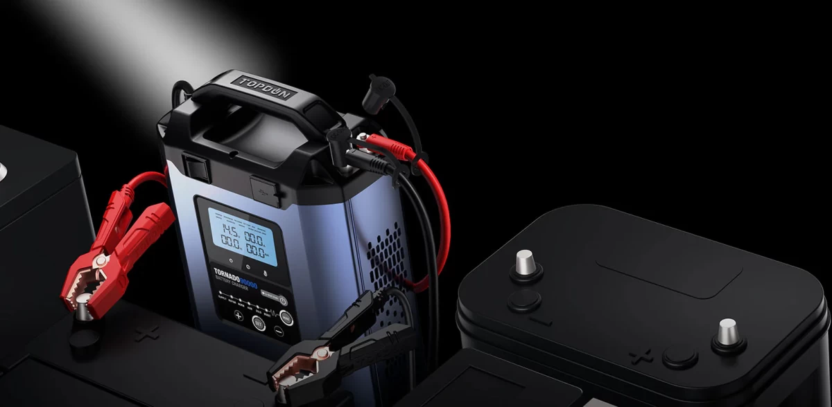 Φορτιστής & Σταθερό Τροφοδοτικό TOPDON TORNADO 90000 (12V - 24V)