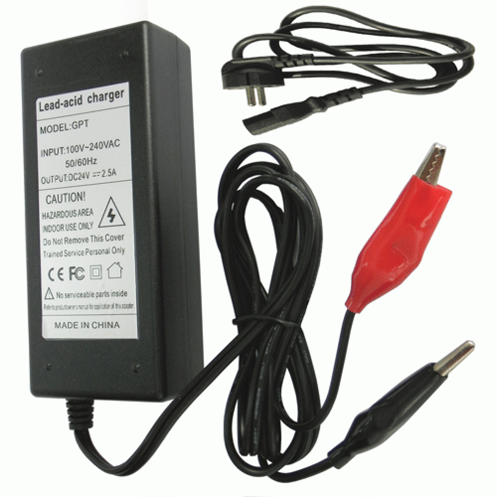 Φορτιστής Μπαταρίας 24V 2.5A