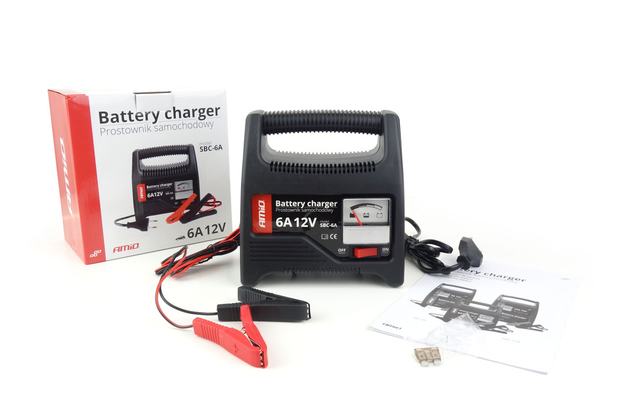 Φορτιστής Μπαταρίας AMiO 12V 6A