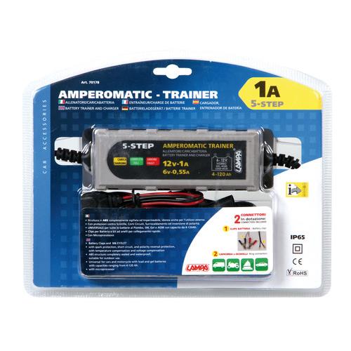 Φορτιστής Μπαταρίας LAMPA Amperomatic-Trainer 6/12V 0,5/1A
