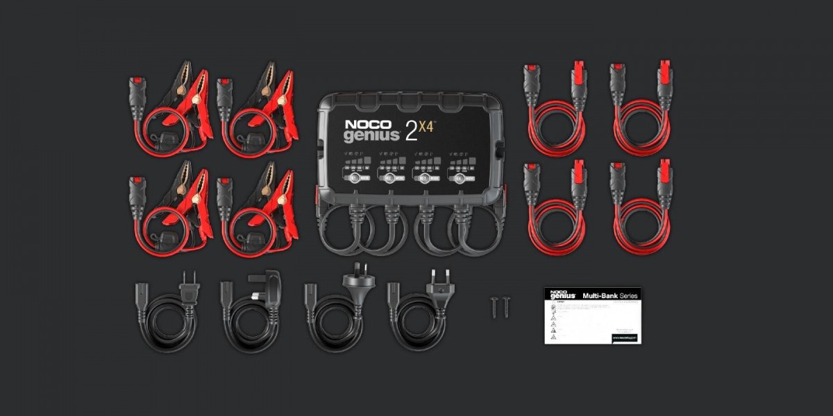 Φορτιστής, Συντηρητής & Αποθειωτής Μπαταριών NOCO GENIUS2X4 (6V - 12V / 4 x 2A / 4 Θέσεων)