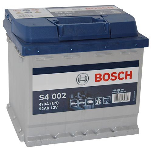 Μπαταρία BOSCH S4 002 (52Ah 470A 12V)