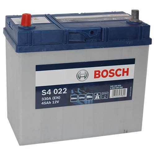 Μπαταρία BOSCH S4 022 (45Ah 330A 12V)