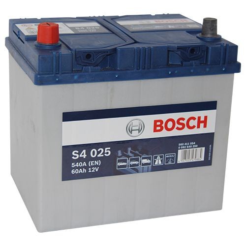 Μπαταρία BOSCH S4 025 (60Ah 540A 12V)