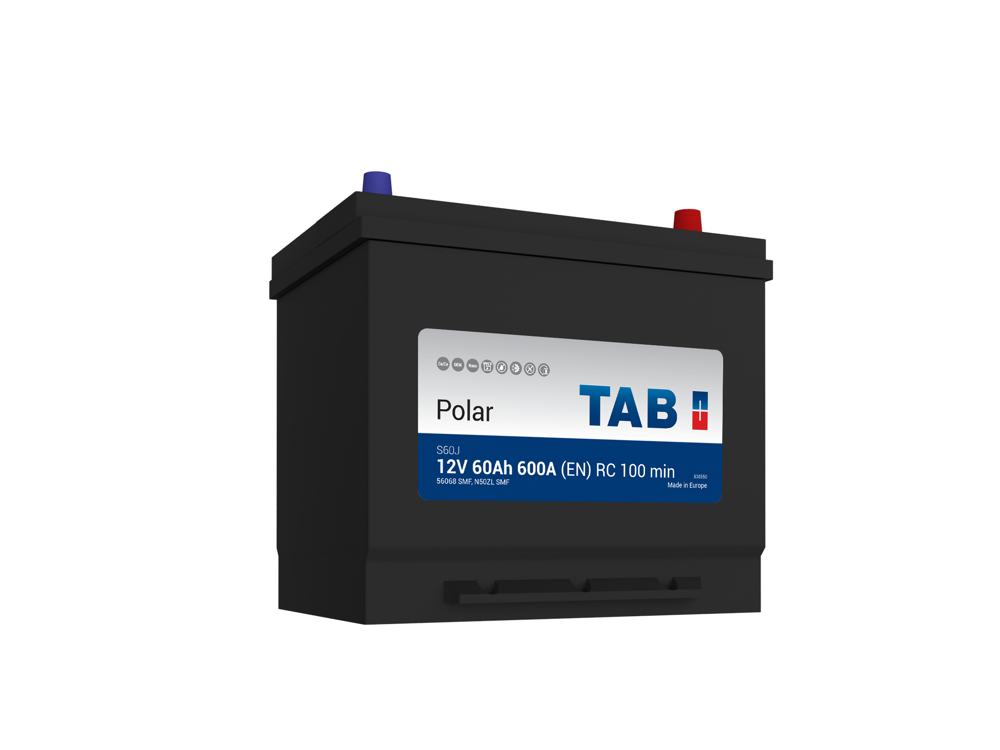 Μπαταρία TAB Polar 56068 SMF (60Ah 600A 12V)