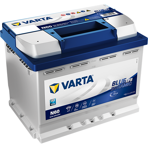 Μπαταρία VARTA Blue Dynamic EFB N60 (60Ah 640A 12V)