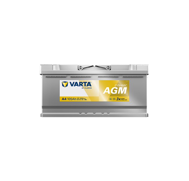 Μπαταρία VARTA Dynamic AGM A4 (105Ah 950A 12V)