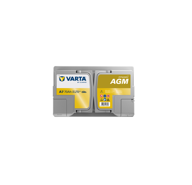 Μπαταρία VARTA Dynamic AGM A7 (70Ah 760A 12V)