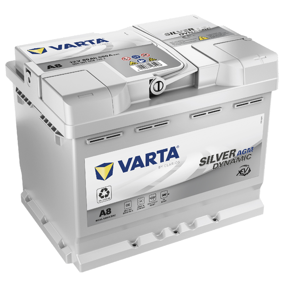 Μπαταρία VARTA Dynamic AGM A8 (60Ah 680A 12V)