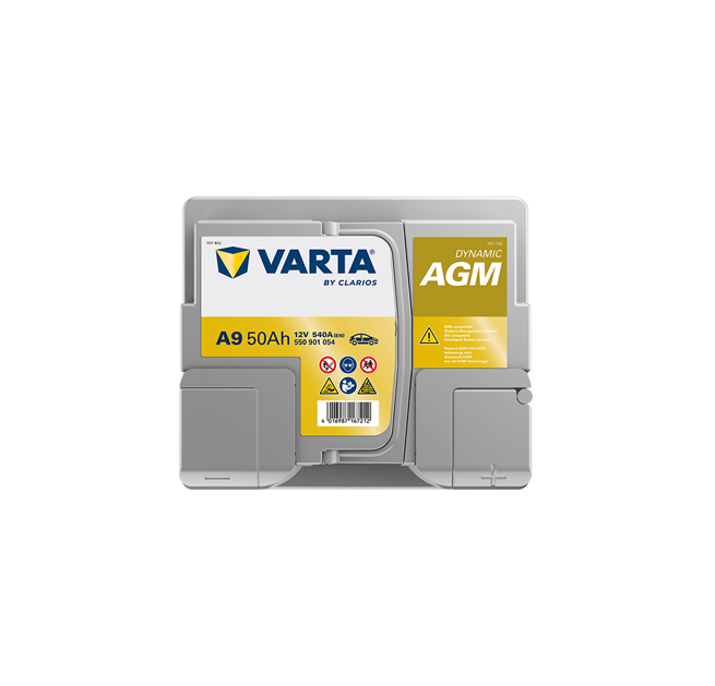 Μπαταρία VARTA Dynamic AGM A9 (50Ah 540A 12V)