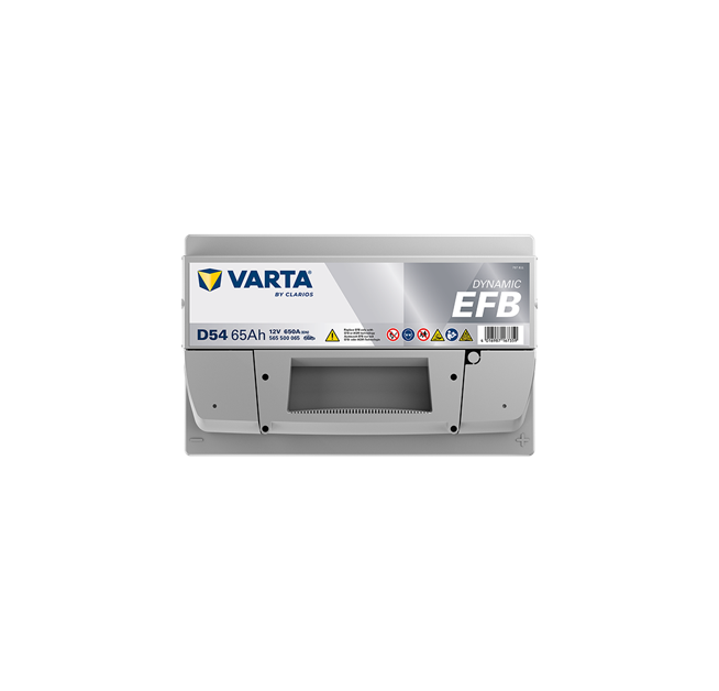 Μπαταρία VARTA Dynamic EFB D54 (65Ah 650A 12V)