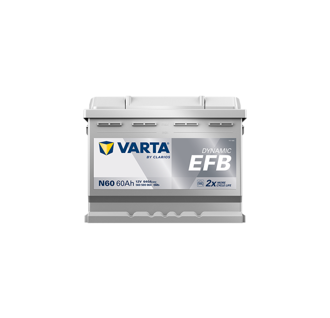 Μπαταρία VARTA Dynamic EFB N60 (60Ah 640A 12V)