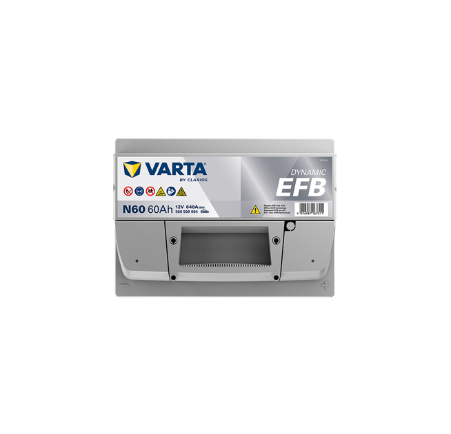 Μπαταρία VARTA Dynamic EFB N60 (60Ah 640A 12V)