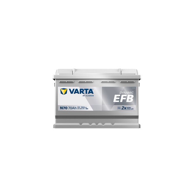 Μπαταρία VARTA Dynamic EFB N70 (70Ah 760A 12V)