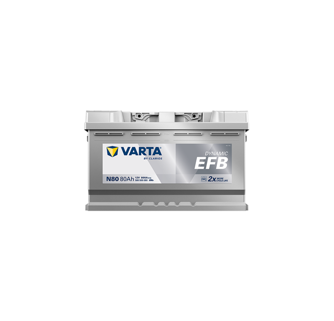 Μπαταρία VARTA Dynamic EFB N80 (80Ah 800A 12V)