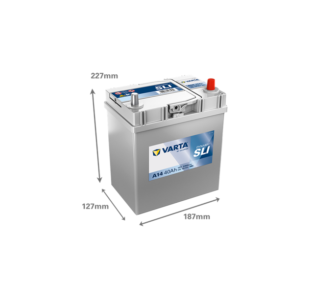 Μπαταρία VARTA Dynamic SLI A14 (40Ah 330A 12V)