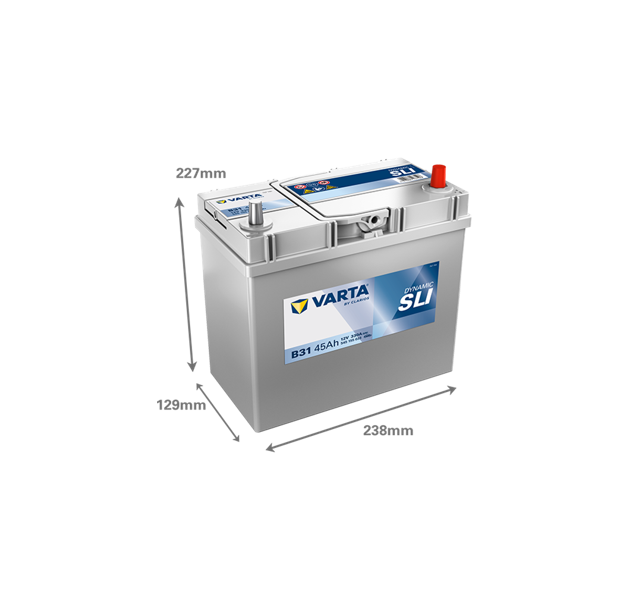 Μπαταρία VARTA Dynamic SLI B31 (45Ah 330A 12V)