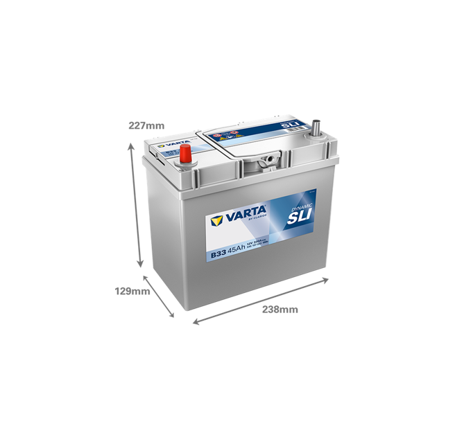 Μπαταρία VARTA Dynamic SLI B33 (45Ah 330A 12V)