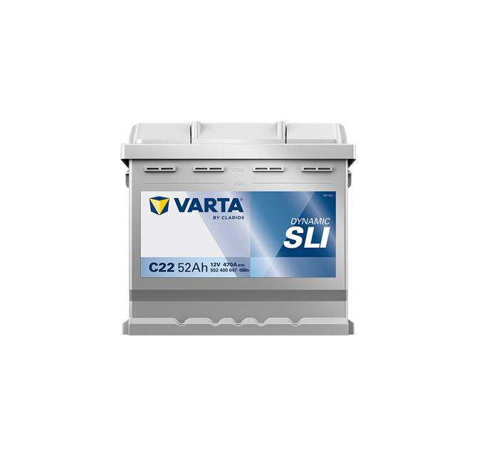 Μπαταρία VARTA Dynamic SLI C22 (52Ah 470A 12V)