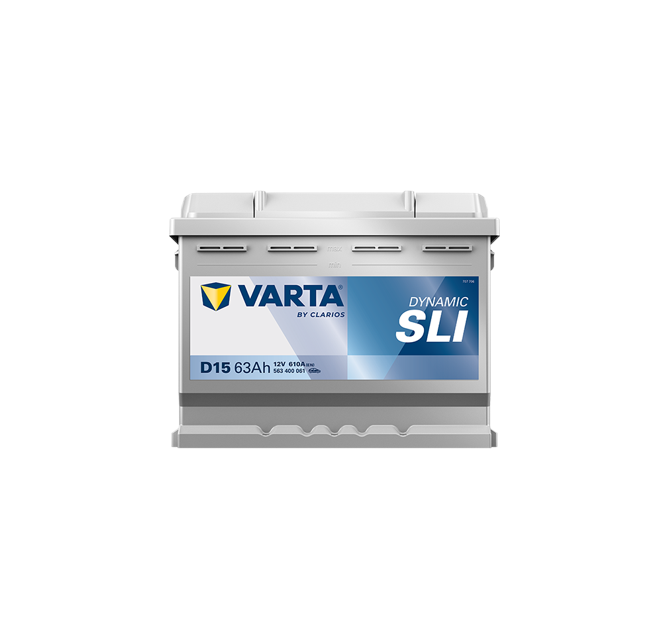 Μπαταρία VARTA Dynamic SLI D15 (63Ah 610A 12V)