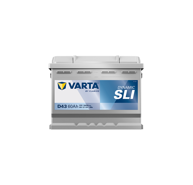 Μπαταρία VARTA Dynamic SLI D43 (60Ah 540A 12V)