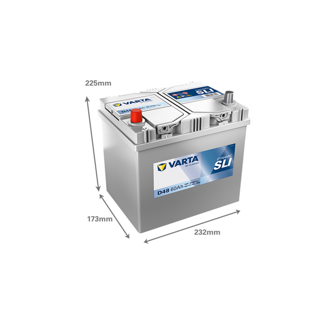 Μπαταρία VARTA Dynamic SLI D48 (60Ah 540A 12V)