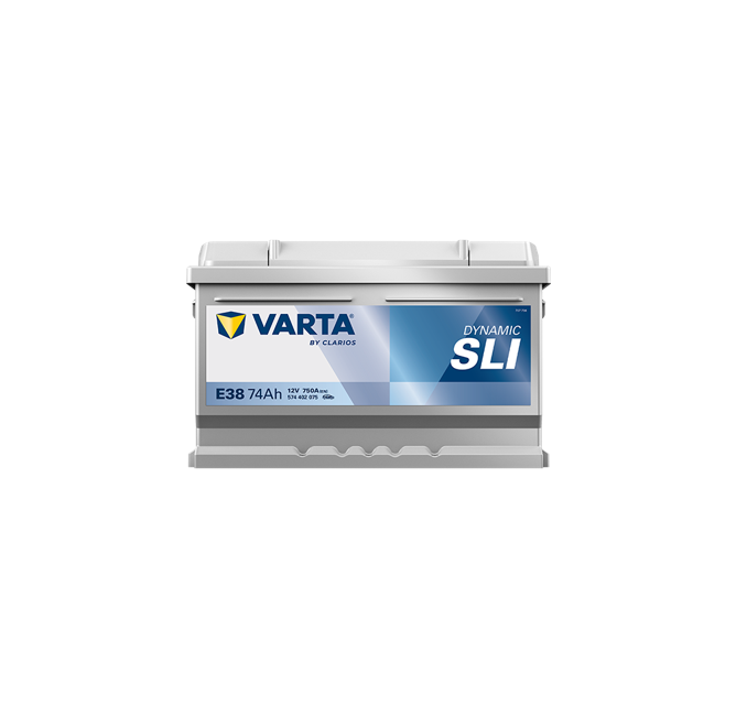 Μπαταρία VARTA Dynamic SLI E38 (74Ah 750A 12V)