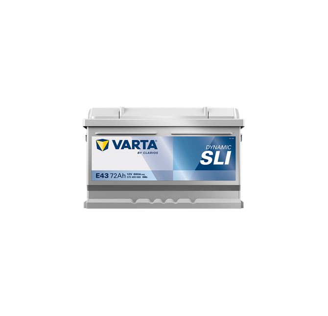 Μπαταρία VARTA Dynamic SLI E43 (72Ah 680A 12V)
