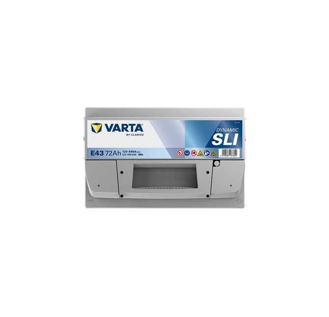 Μπαταρία VARTA Dynamic SLI E43 (72Ah 680A 12V)