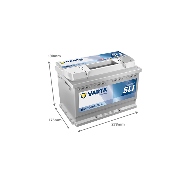 Μπαταρία VARTA Dynamic SLI E44 (77Ah 780A 12V)