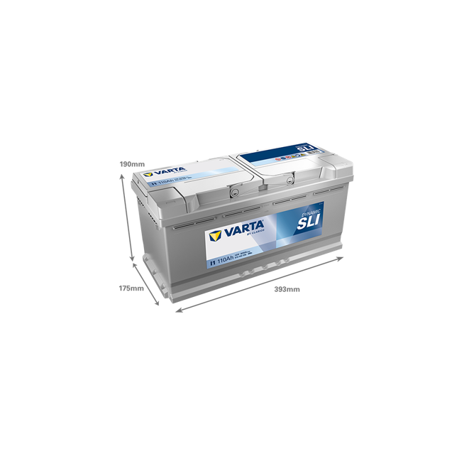 Μπαταρία VARTA Dynamic SLI I1 (110Ah 920A 12V)