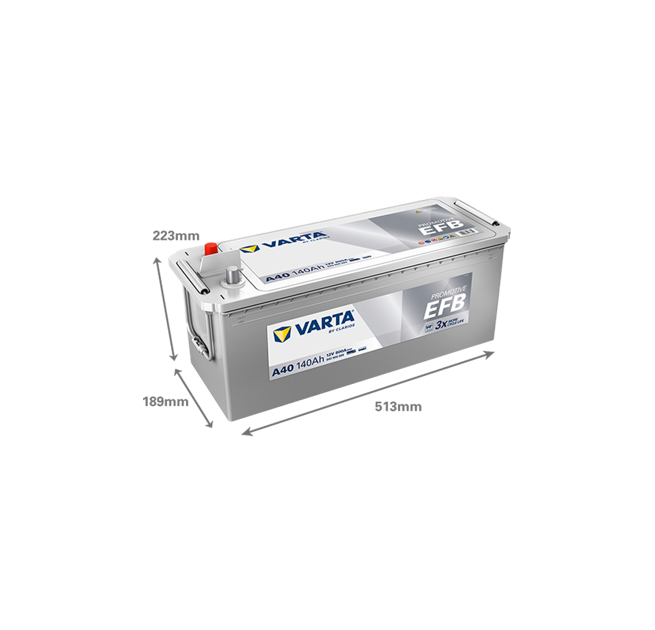 Μπαταρία VARTA ProMotive EFB A40 (140Ah 800A 12V)