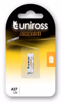 Μπαταρία UNIROSS ALKALINE A27 (12V)