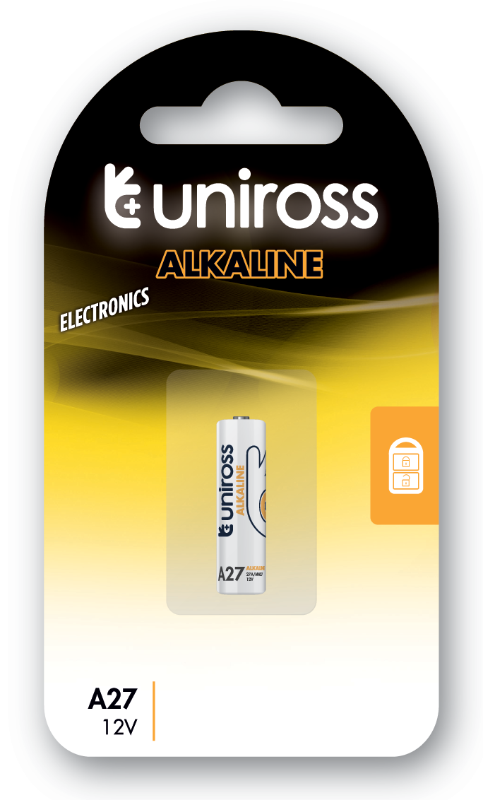 Μπαταρία UNIROSS ALKALINE A27 (12V)