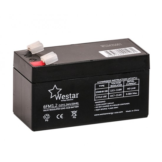 Μπαταρία Westar 1.2Ah 12V (6FM1.2)