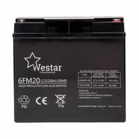 Μπαταρία Westar 12V 20Ah (6FM20)