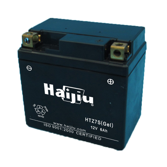 Μπαταρία HAIJIU GEL 6Ah 130A 12V (HTZ 7S-FA)