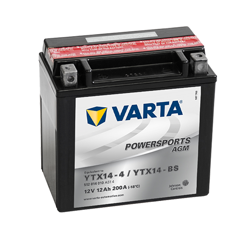 Μπαταρία VARTA PowerSports AGM 12V 12Ah 200A (YTX 14-4/YTX 14-BS)