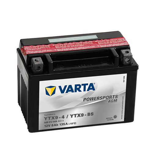 Μπαταρία VARTA PowerSports AGM YTX9-4 / YTX9-BS (8Ah 135A 12V)