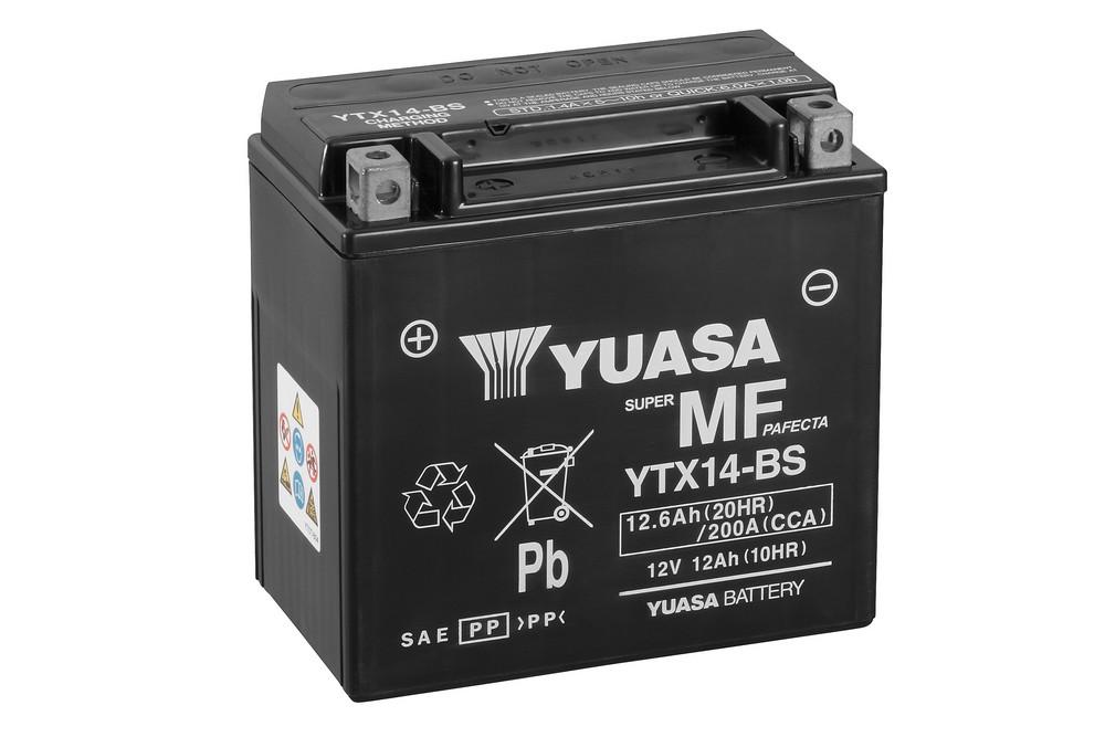 Μπαταρία YUASA 12.6Ah 200A 12V (YTX 14-BS)