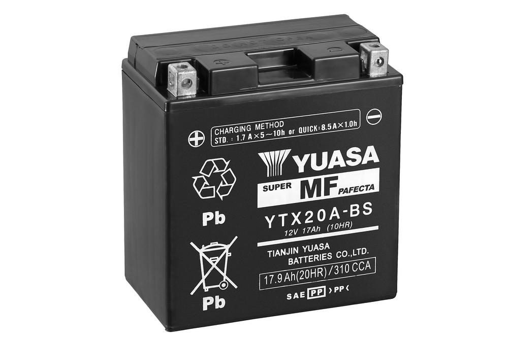 Μπαταρία YUASA 17Ah 310A 12V (YTX 20A-BS)