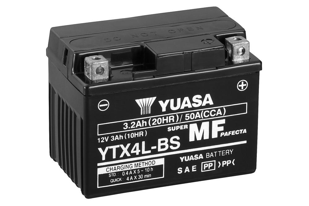Μπαταρία YUASA 3Ah 50A 12V (YTX 4L-BS)