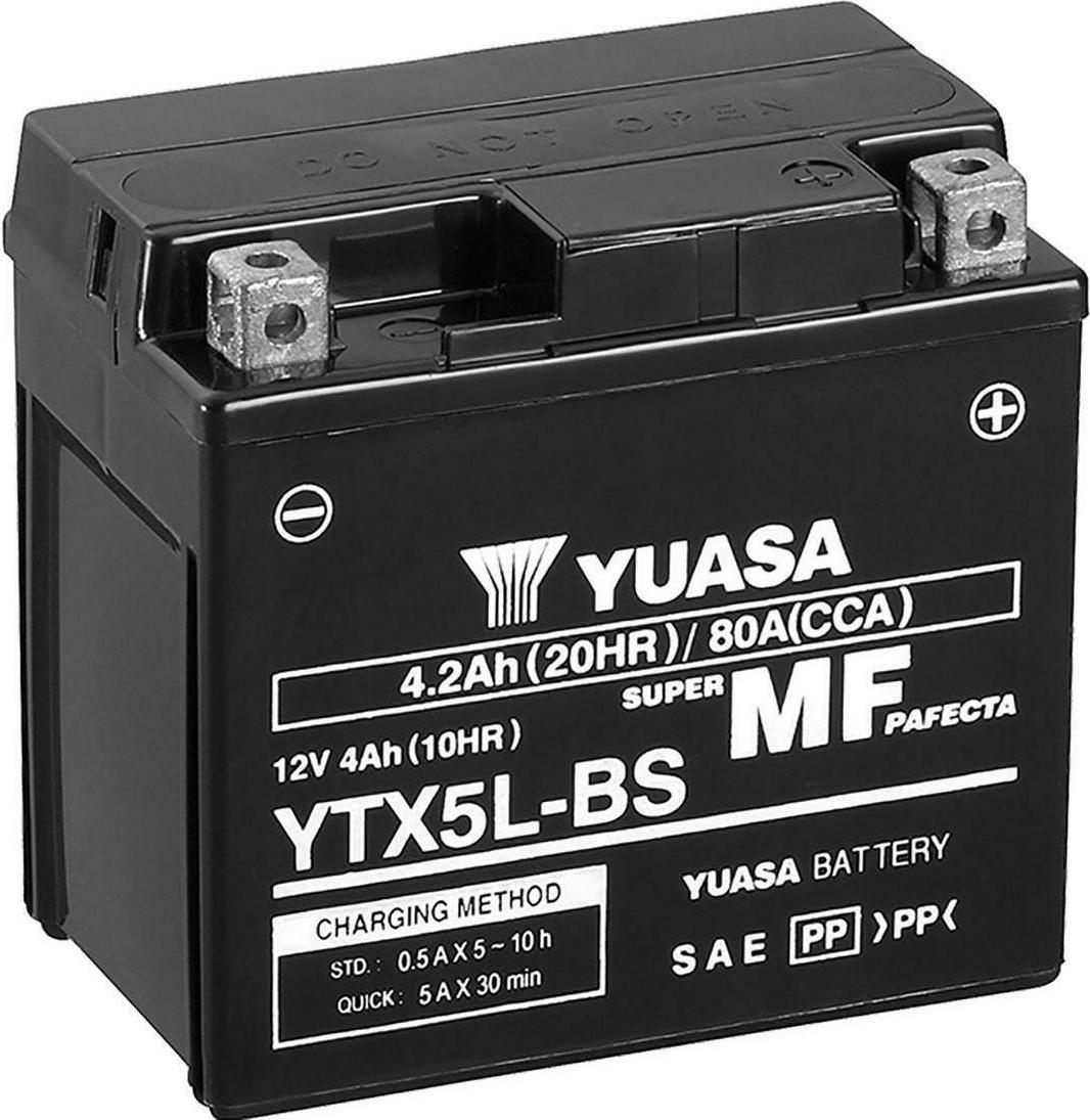 Μπαταρία YUASA 4Ah 80A 12V (YTX 5L-BS)