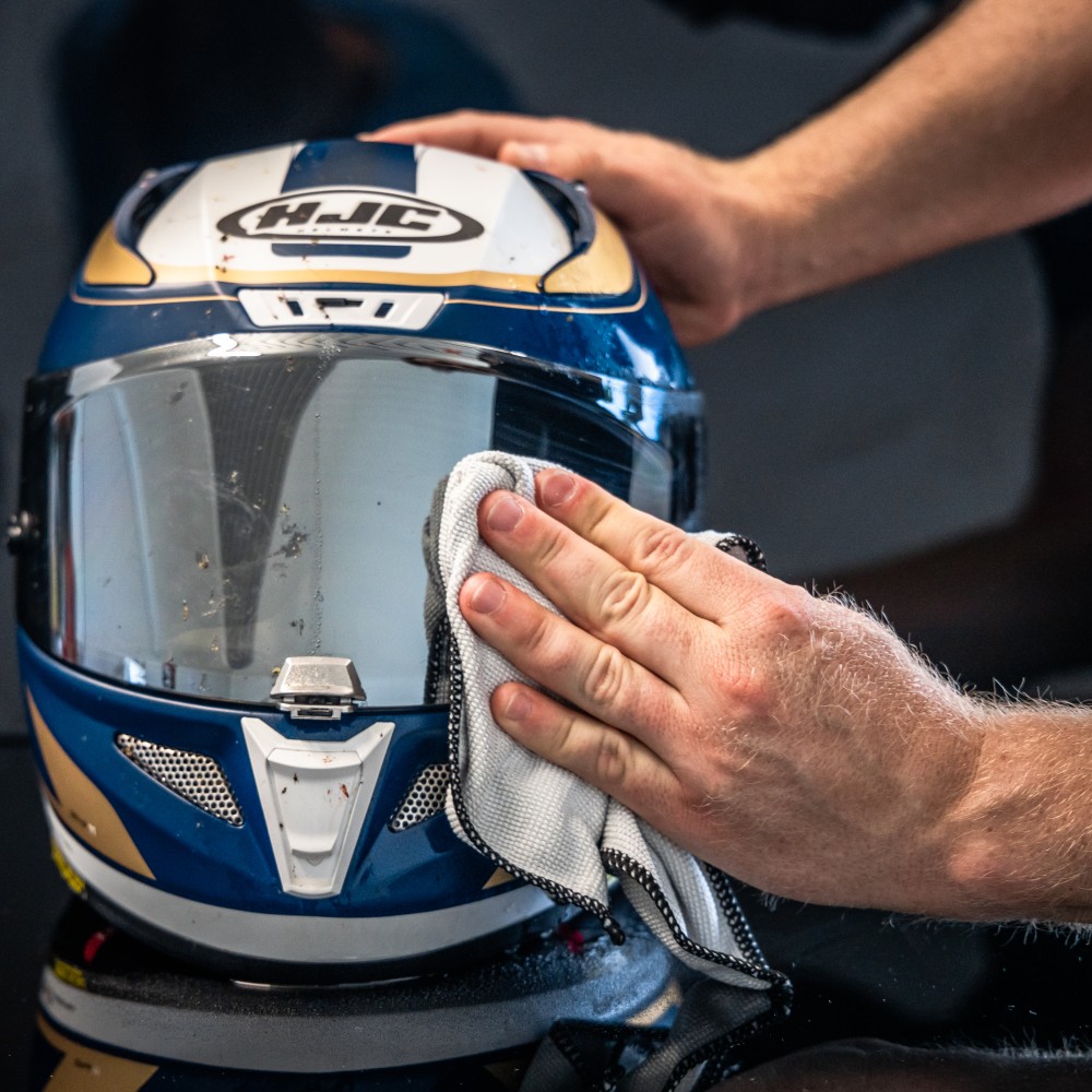 S100 Καθαριστικό κράνους & Ζελατίνας 100ml με πανί microfiber Dr. Wack