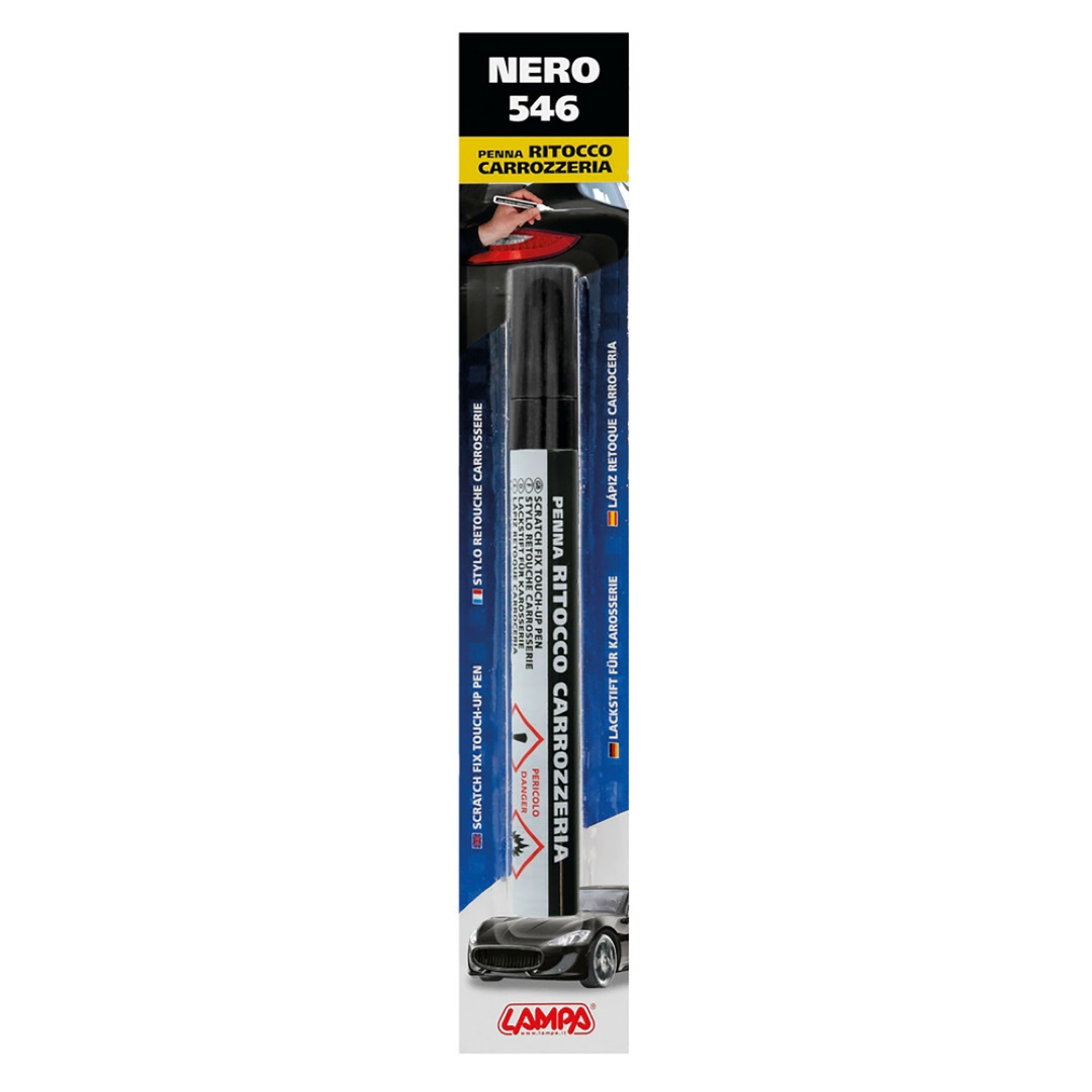 Στυλό Επισκευής Γρατζουνιών LAMPA SCRATCH FIX TOUCH-UP Με Κωδικό Χρώματος 546 (Μαύρο / 150ml)